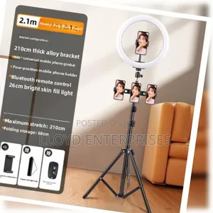 210cm Thick Alloy Bracket And 4 Camera Positions Stand