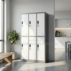 Office Cabinet; 6 Doors Metal Locker Storage Cabinet