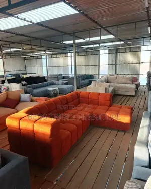 Long Lasting 6 Seater Bubble L Sofa