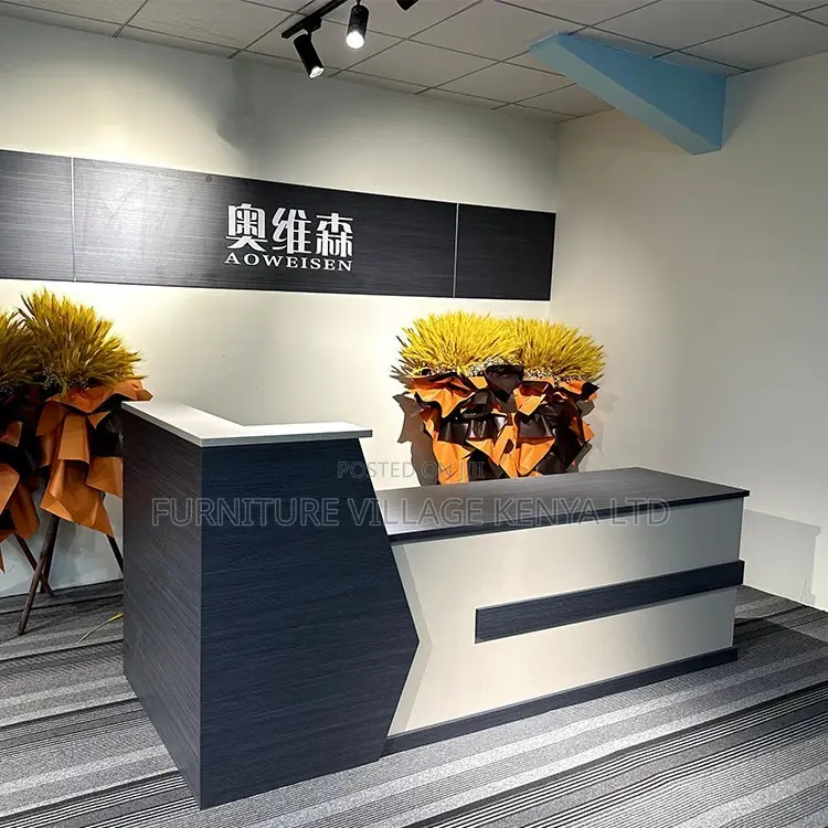 Office Desk; 2.4m Modern Office Reception Desk