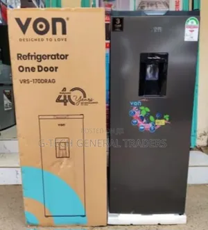 Von 176l Single Door Extra Large Fridge With Water Dispenser