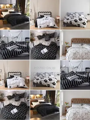 Luxury Nordic Style Cotton Microfibre Duvet Cover Set