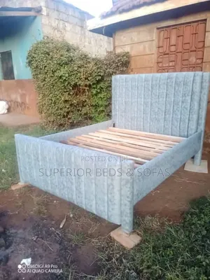 Soft Grey Channel Bed Size 5 by 6