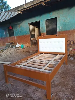Classic Walnut Panel Bed