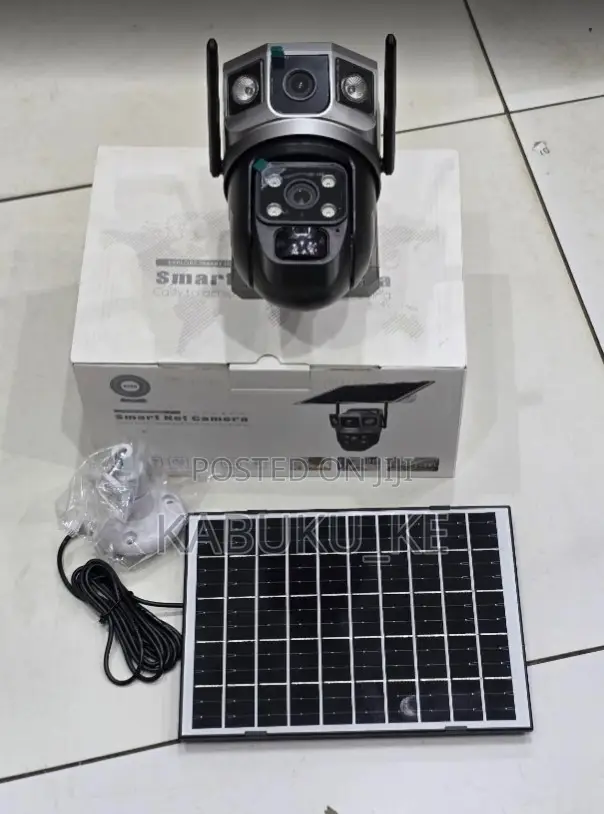 V380 Pro Cctv Camera Dual Lens Solar Camera Wifi