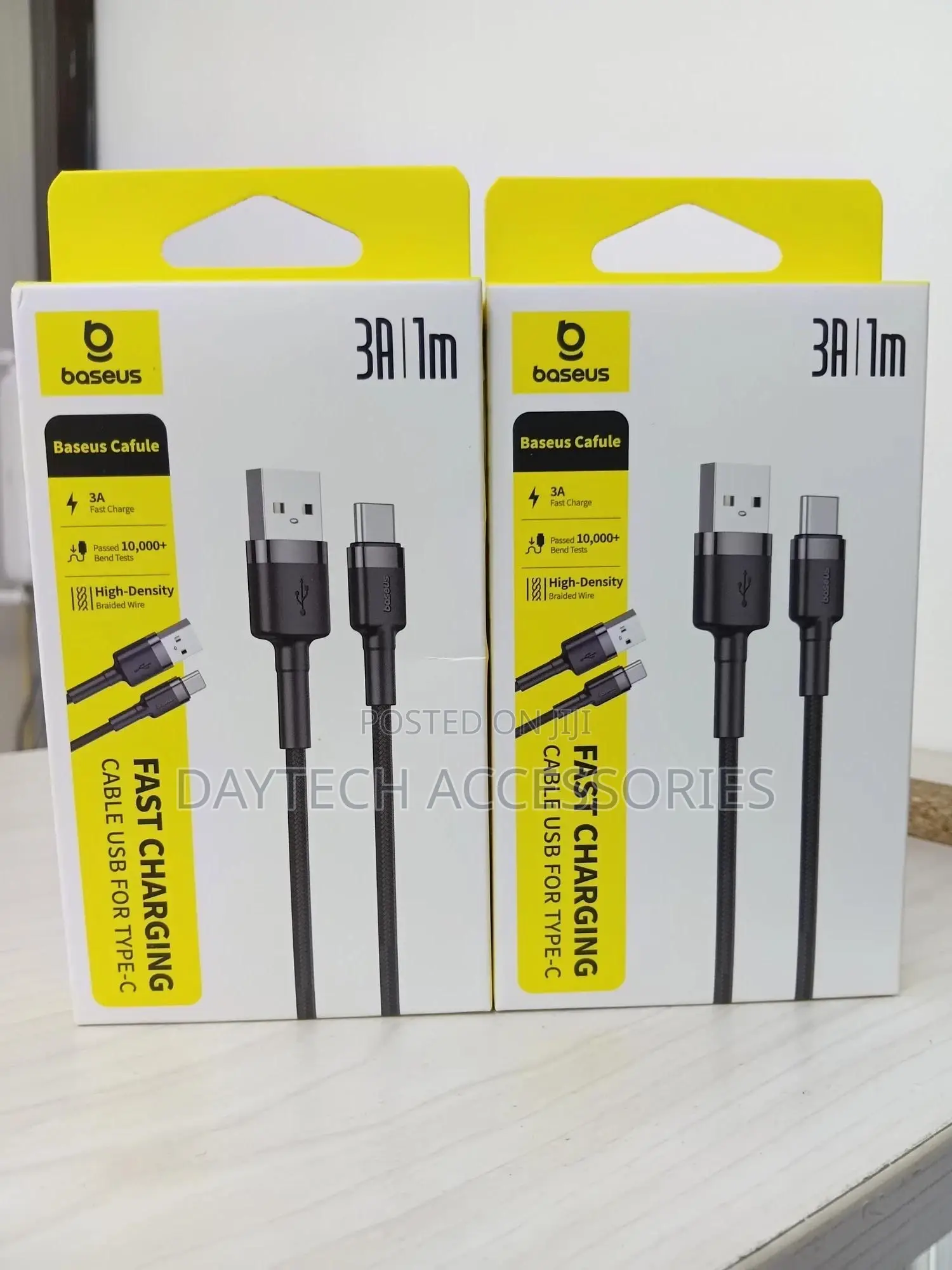 Baseus Cafule Cable Usb-a to Usb Type-C 1-Meter Charging Cable.