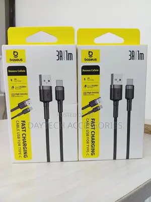 Baseus Cafule Cable Usb-a to Usb Type-C 1-Meter Charging Cable.