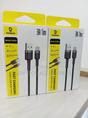 Baseus Cafule Cable Usb-a to Usb Type-C 1-Meter Charging Cable.