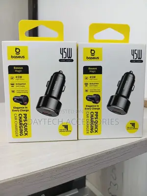 Baseus Magic Series PPS Car Charger With Digital Display 45w 6a.