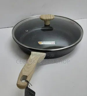 *Ucc. Heavy Duty Granite Frying Pan With Lid