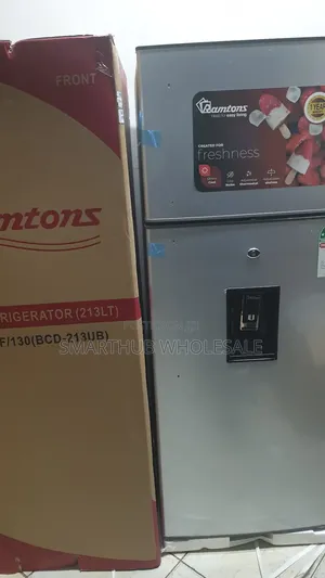Ramtons 213l Double Door Refrigerator With Dispenser