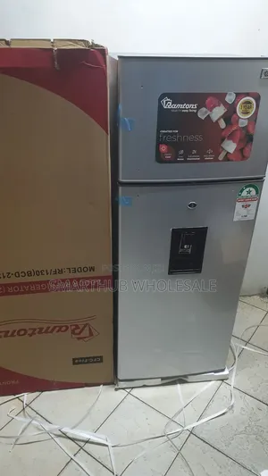 Ramtons 213l Double Door Refrigerator With Dispenser