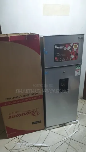 Ramtons Rf130 213l Double Door Fridges With Water Dispenser