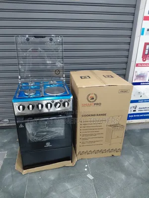 Smartpro 3gas+1hotplate 50*55 Standing Cooker With Electric Oven
