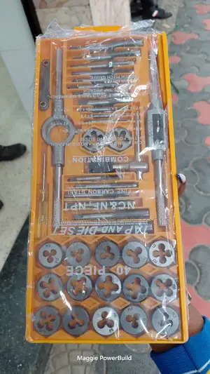 40-Piece Metric M3 Tap and Die Combination Set