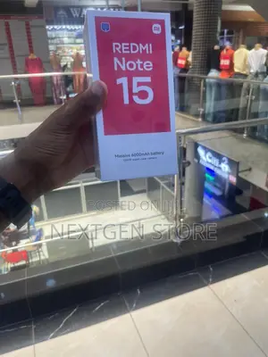New Xiaomi Redmi Note 15 256 GB Black