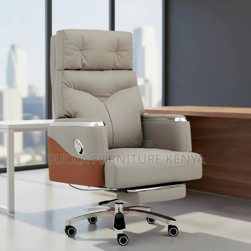 Executive Leather Manager's High-back Chair