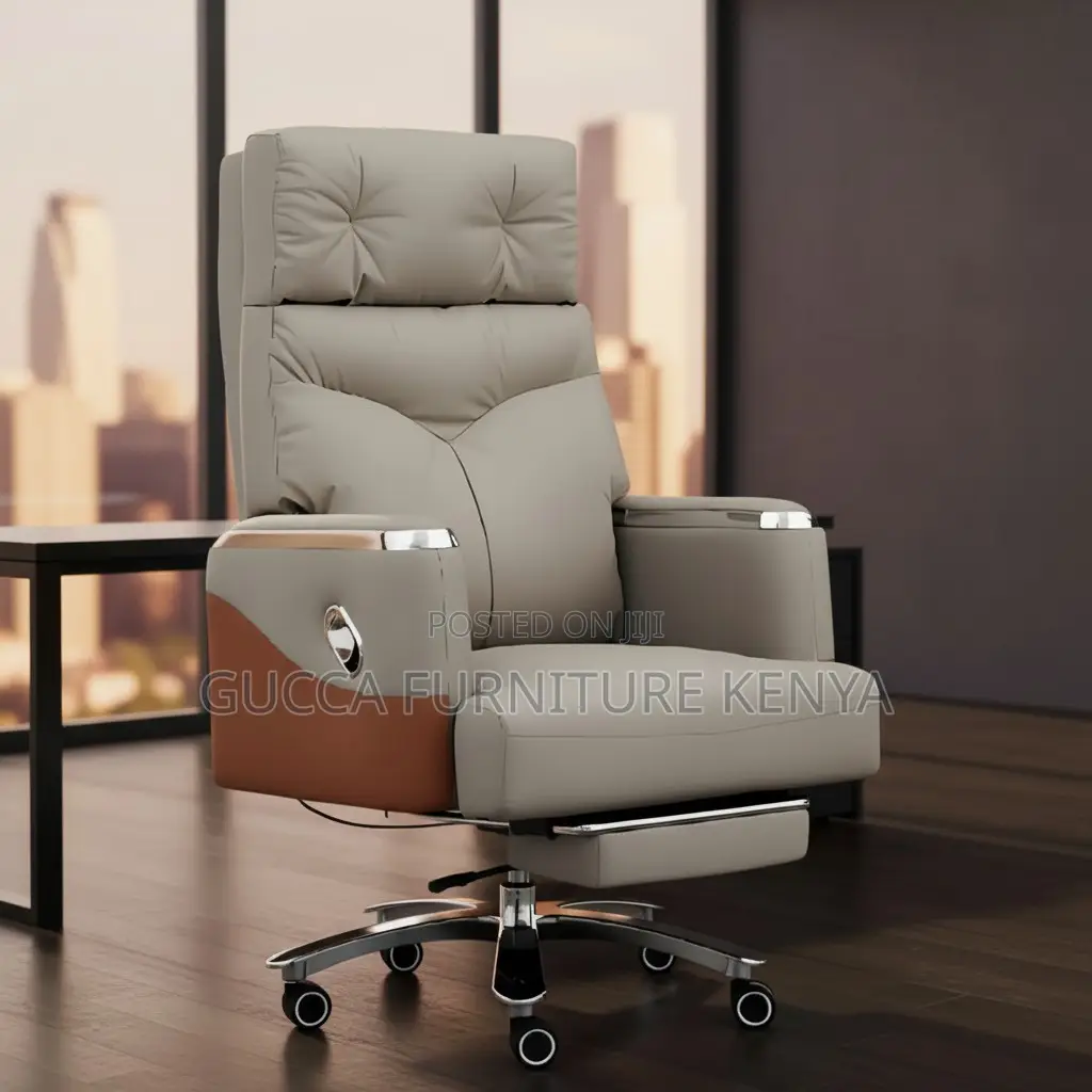 Executive Leather Manager's High-back Chair