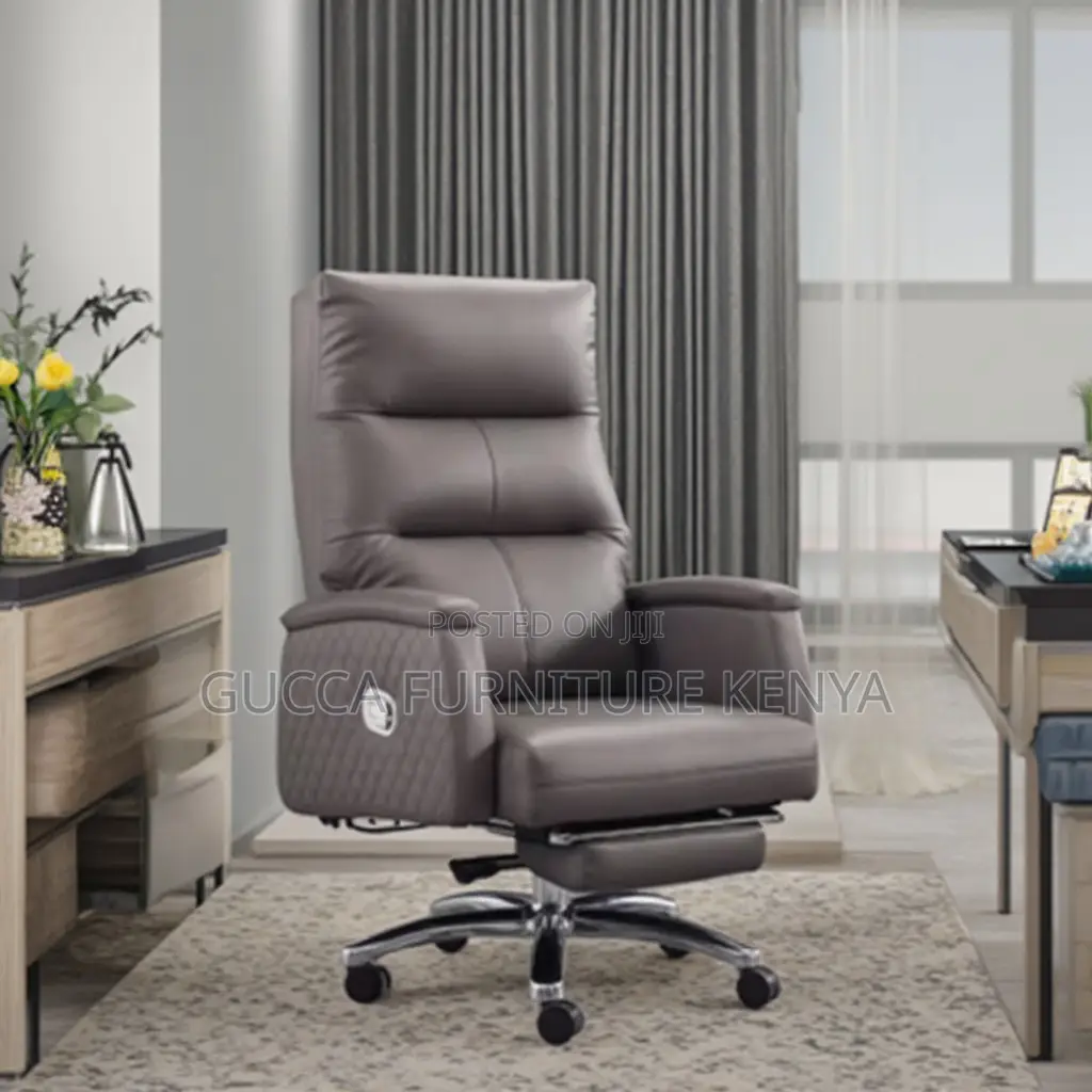 Executive Leather Manager's High-back Chair
