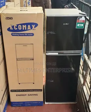 Ecomax 138 Litres Dark Silver Double Door Refrigerator