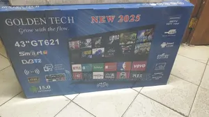 Goldentech 43" Smart Tv With Bluetooth and Youtube