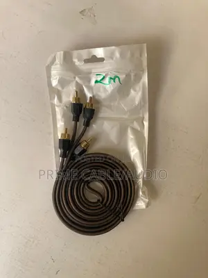 2-Metre Rca Cable – 2 Male to 2 Male (End to End)