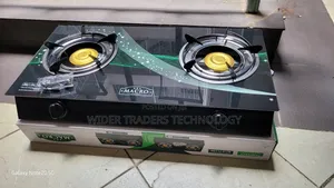 Macro 2 Burner Table Top Gas Stove With a Tempered Glass Top
