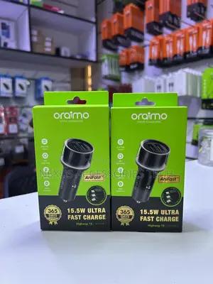 Original Oraimo 15.5w Ultra Fast Car Charger (Occ-1152d)