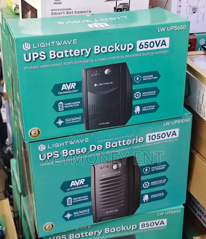 650va Line Interactive Ups Lightwave 2ports