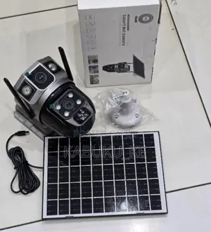 V380 Pro Cctv Camera Dual Lens Solar Camera Wifi Supported