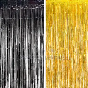 Metallic Tinsel Photo Booth Streamers Curtains