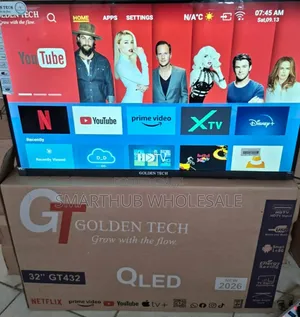 Goldentech 43 Inches Qled Smart Android Tv