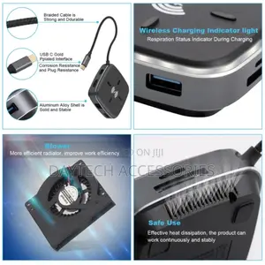 An Infobit Ihub 901w 9-in-1 Usb-C Multifunctional Docking Station.