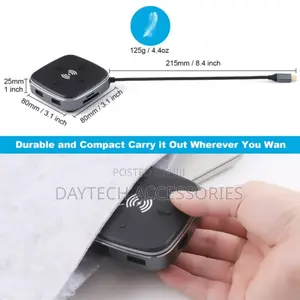 An Infobit Ihub 901w 9-in-1 Usb-C Multifunctional Docking Station.