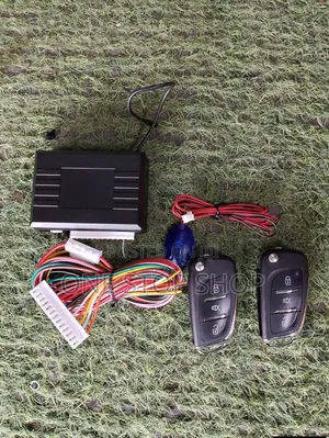 Romatec Security Alarm With Flip Key Remote for All Cars (No Cutout