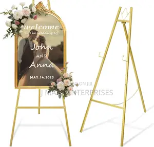 Gold Easel Stand for Wedding Sign
