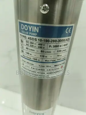 Doyin Solar Pump 4 Hp/3000ad