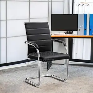 Office Waiting Chair : Executive Leather Visitor Chair