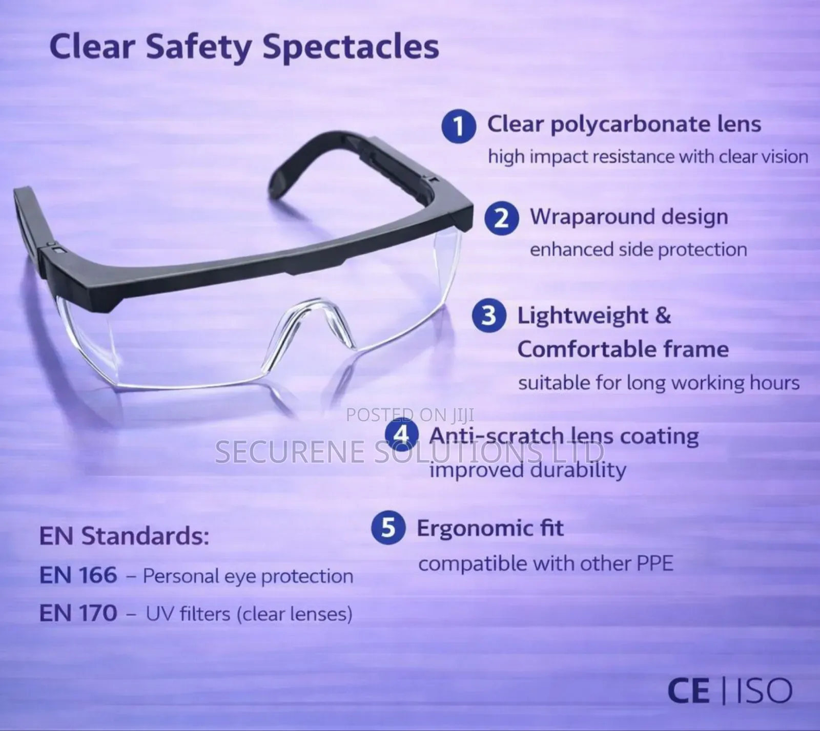 Clear Safety Spectacles