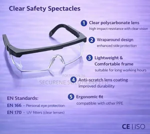 Clear Safety Spectacles