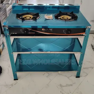 Heavy Duty Rebune Double Burner Standing Gas Stove