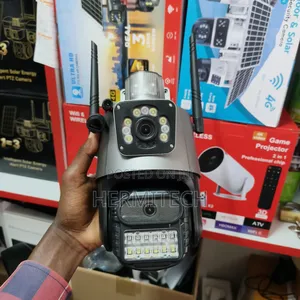 Dual Lens CCTV With Alarm Siren and Electric Powered Models