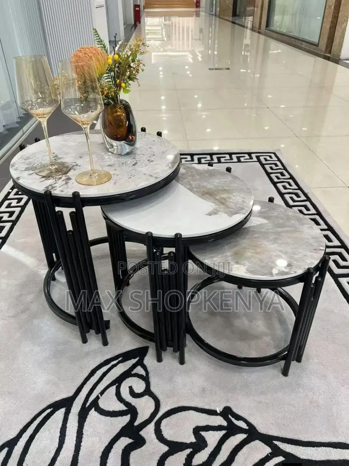 Pure Marble Coffee Table 3 in 1