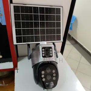 Solar Powered PTZ Surveillance 4g Cameras 10x Zoom