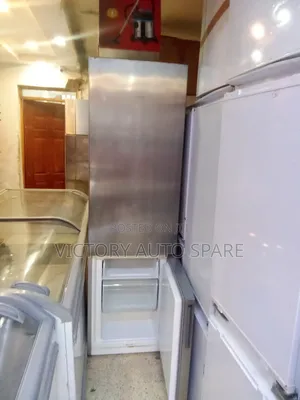 Silver Bottom Freezer Refrigerator