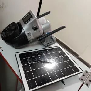 CCTV Surveillance 4g Cameras Solar Powered With Alarm Siren 10x Zoom