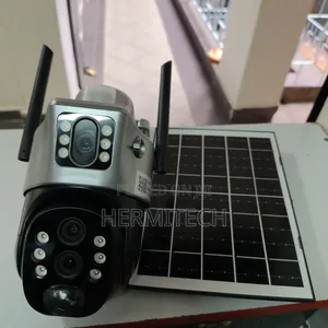 4g Cameras With Alarm Siren and Solar Powered 10x Optical Zoom