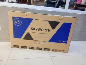 Skyworth 43 Inch FHD Google Flameless Tv – Hdr10 Chromecast Built-In