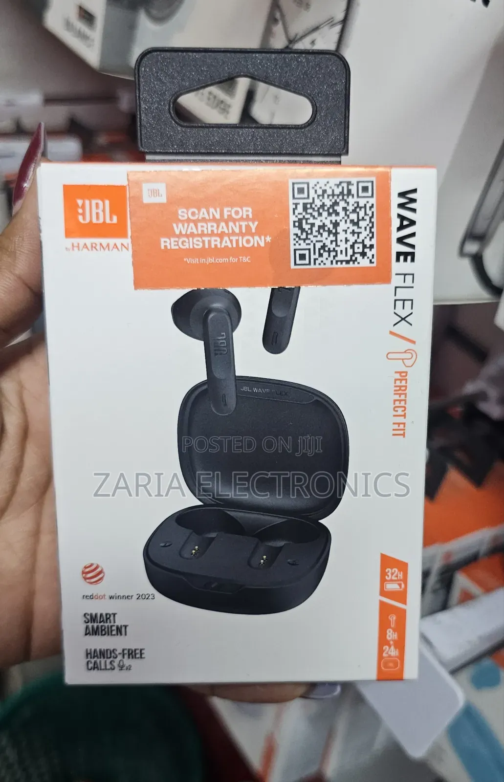 Jbl Wave Flex Wireless Earbuds, Original