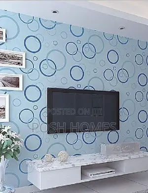 Blue Glue Wall Covering Wallpapers